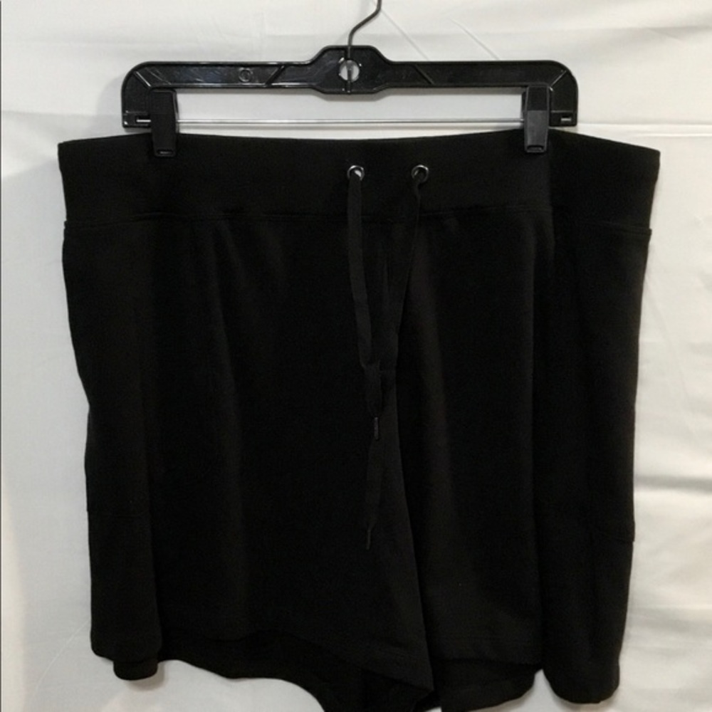 Terra & Sky Black Pull On Drawstring Shorts